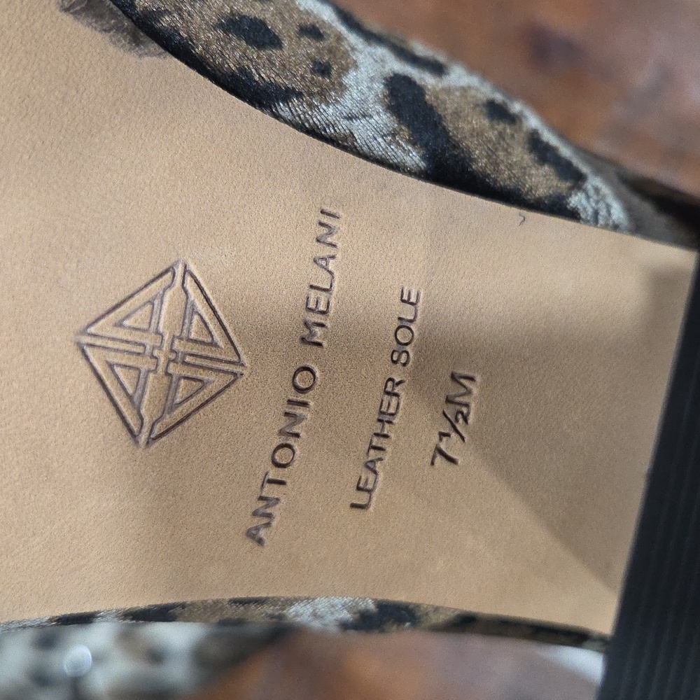 ANTONIO MELANI Leopard Pattern Ankle Booties Size… - image 9